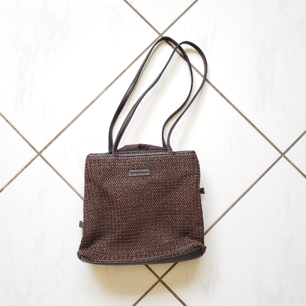 Frankie Johnnie 💜 Vintage Wove Purse Shoulder Bag‎